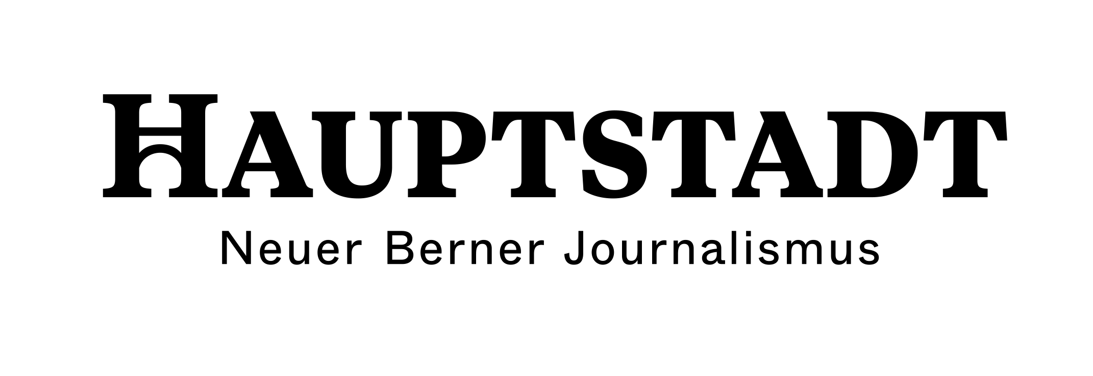 «Hauptstadt» – Verein für Berner Medienvielfalt Logo