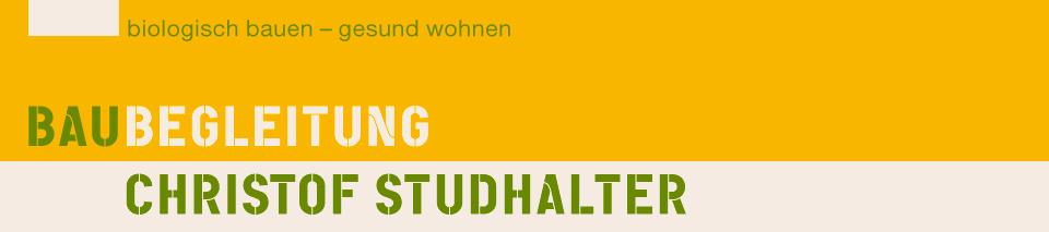 Baubegleitung, Christof Studhalter Logo
